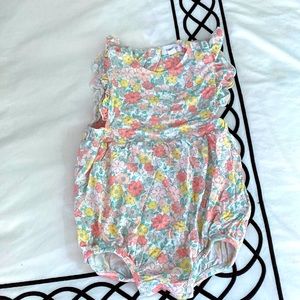 Angel dear floral Onesie/bubble